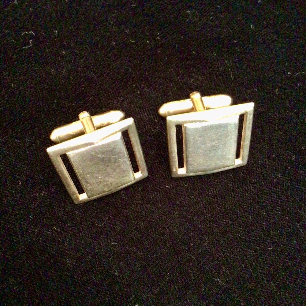Elegant Gold-toned Cufflinks